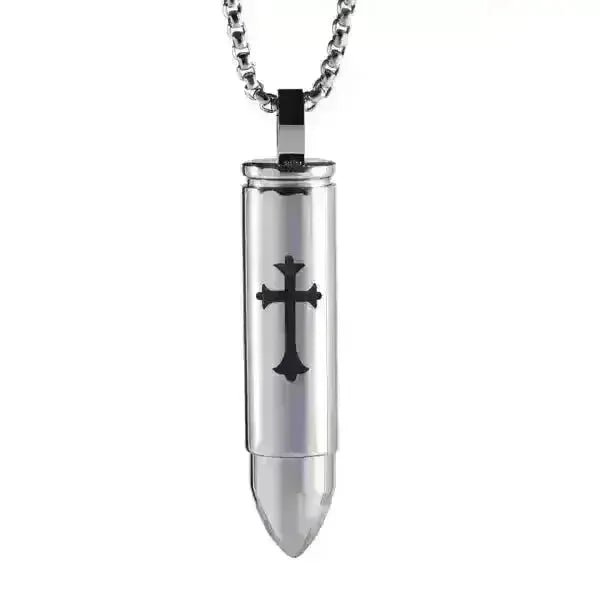 Ashanger Bullet Kogel RVS &acirc;&euro;&ldquo; Meerdere Kleuren & Modellen Stoer Gedenksieraad -