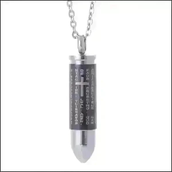 Ashanger Bullet Kogel RVS &acirc;&euro;&ldquo; Meerdere Kleuren & Modellen Stoer Gedenksieraad -