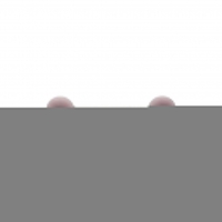 Trendy Parel Tongpiercing -Staal - Rood -