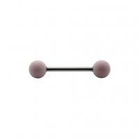 Trendy Parel Tongpiercing -Staal - Blauw -