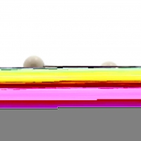 Trendy Parel Tongpiercing -Staal - Zwart -