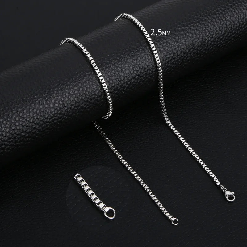 Stalen Venetiaanse Ketting Zilverkleurig &acirc;&euro;&ldquo; Elegante Schakelketting RVS Unisex - 6