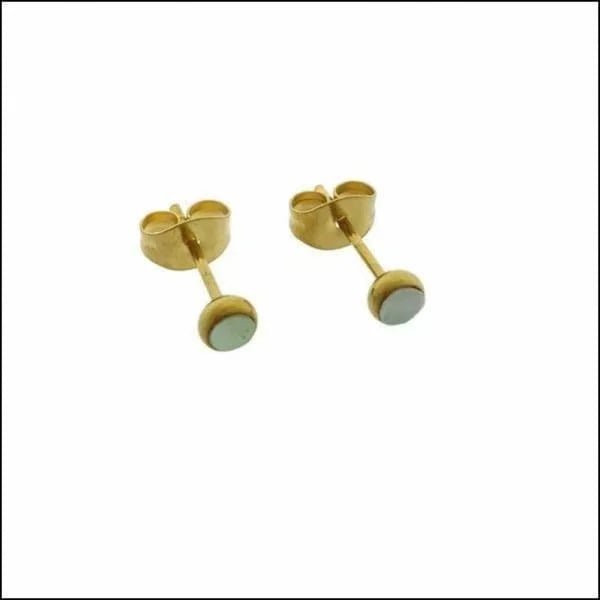 RVS Schelp Oorbellen Wit Zwart 12mm - Shell Studs - Zilverkleurig / 8mm / Wit -