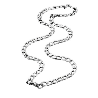 RVS Gourmet Ketting Zilverkleur - Sterke Schakelketting - 4.5mm / 60cm - Unisex