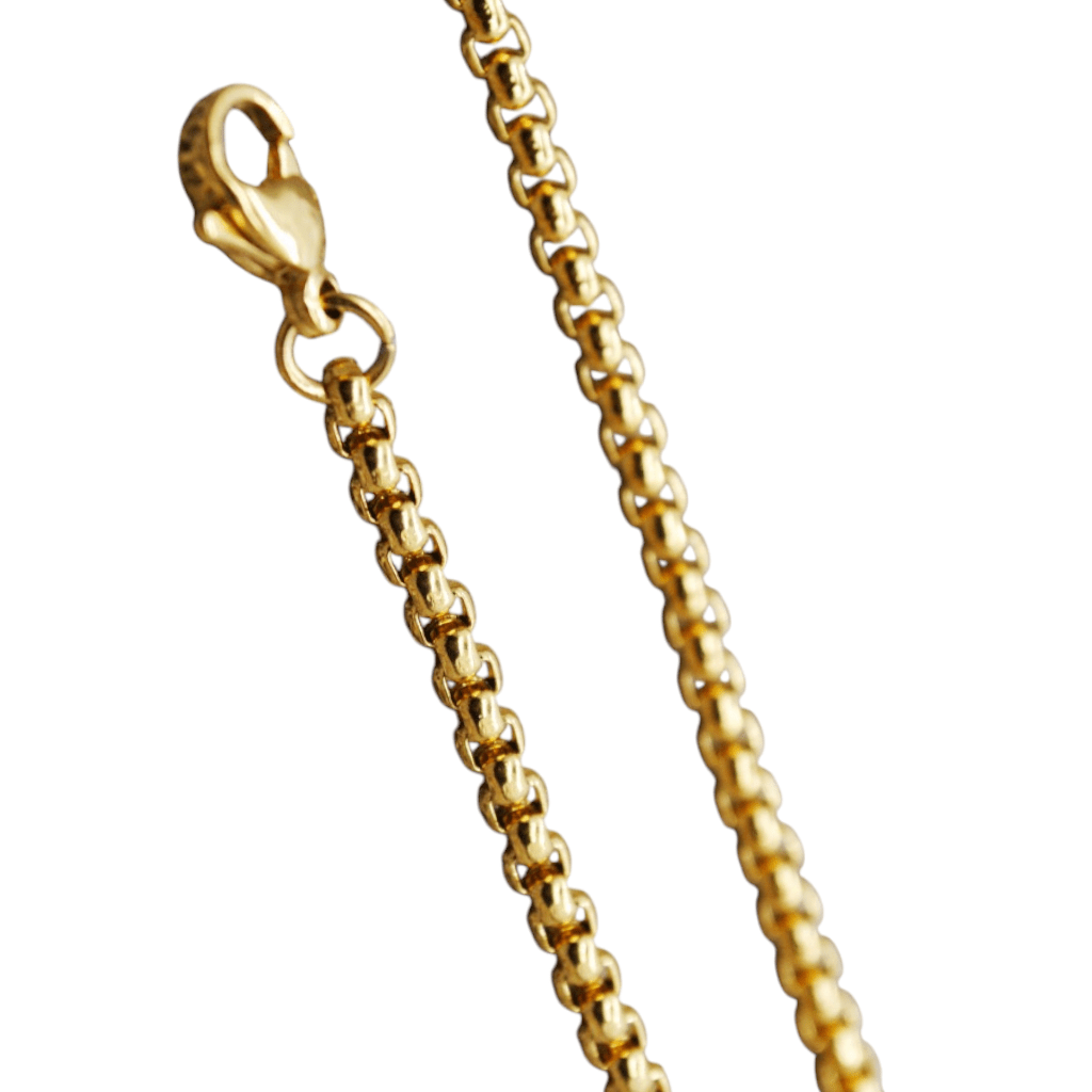 RVS Jasseron Ketting Goudkleur - Elegante Schakelketting - 2mm / 45cm - Heren