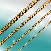 RVS Jasseron Ketting Goudkleur - Elegante Schakelketting - 2mm / 55cm - Heren