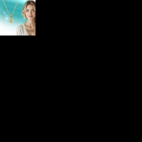 Stalen Letter Ketting goudkleur - C - Unisex