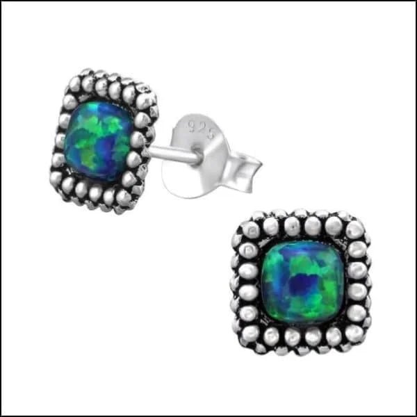925 Zilveren Opaal Oorbellen 6-8mm - Betoverende Edelsteen Studs - Wit/6mm -