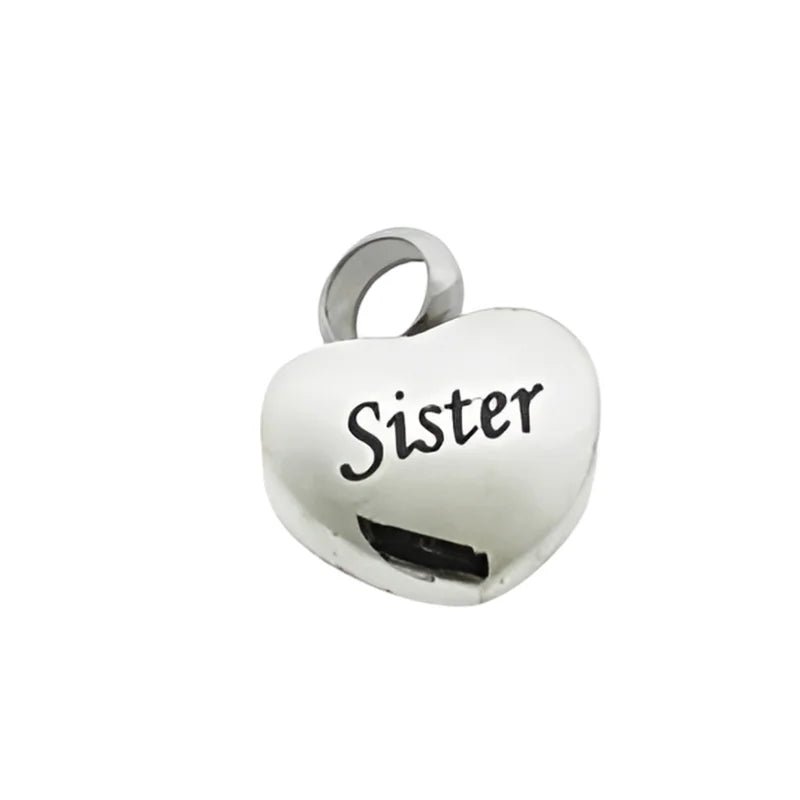 Stalen Ashanger Zus - maan-to the moon and back-zirkonia-3.2x2.5cm - Heren