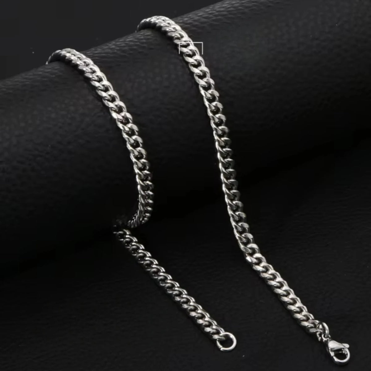 Moderne Zilverkleurige Gourmet Ketting RVS - 5mm / 50cm - Unisex