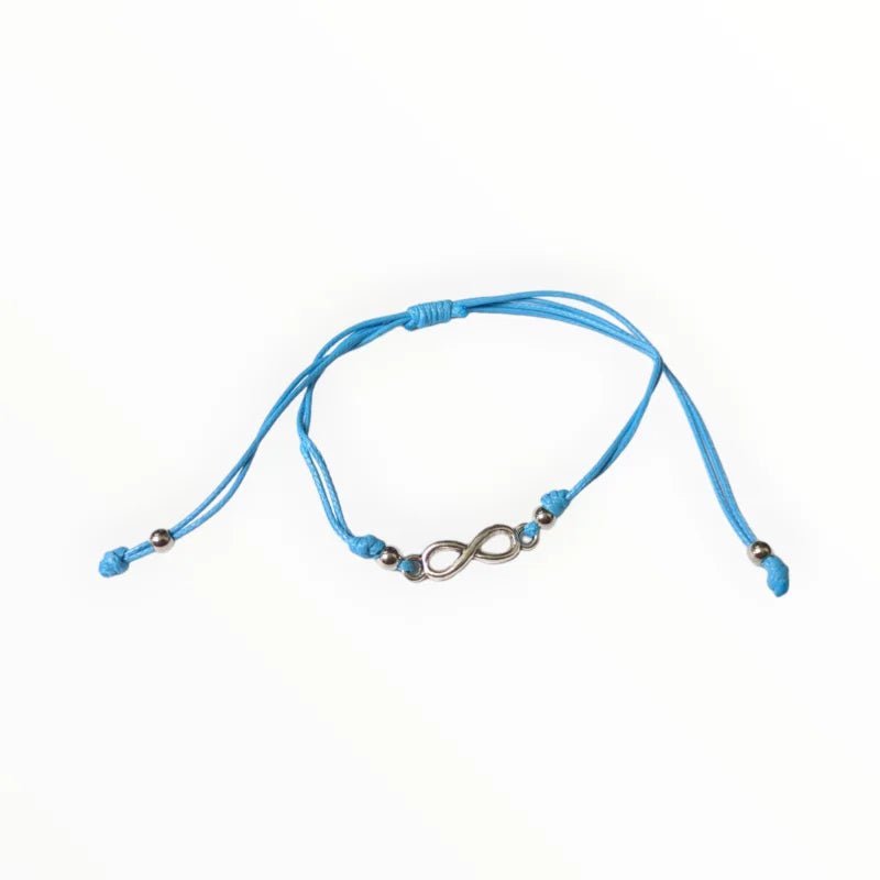 Infinity touw Armband oneindig symbool - Wit - Unisex